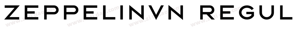 ZeppelinVN Regular字体转换